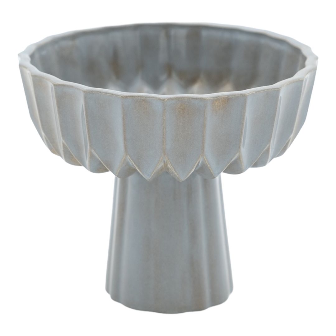 Yang Gri Seramik Ayaklı  Kase