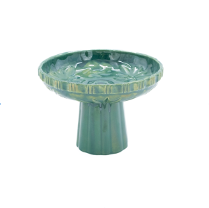 Türkan Yeşil Seramik Ayaklı  Servis