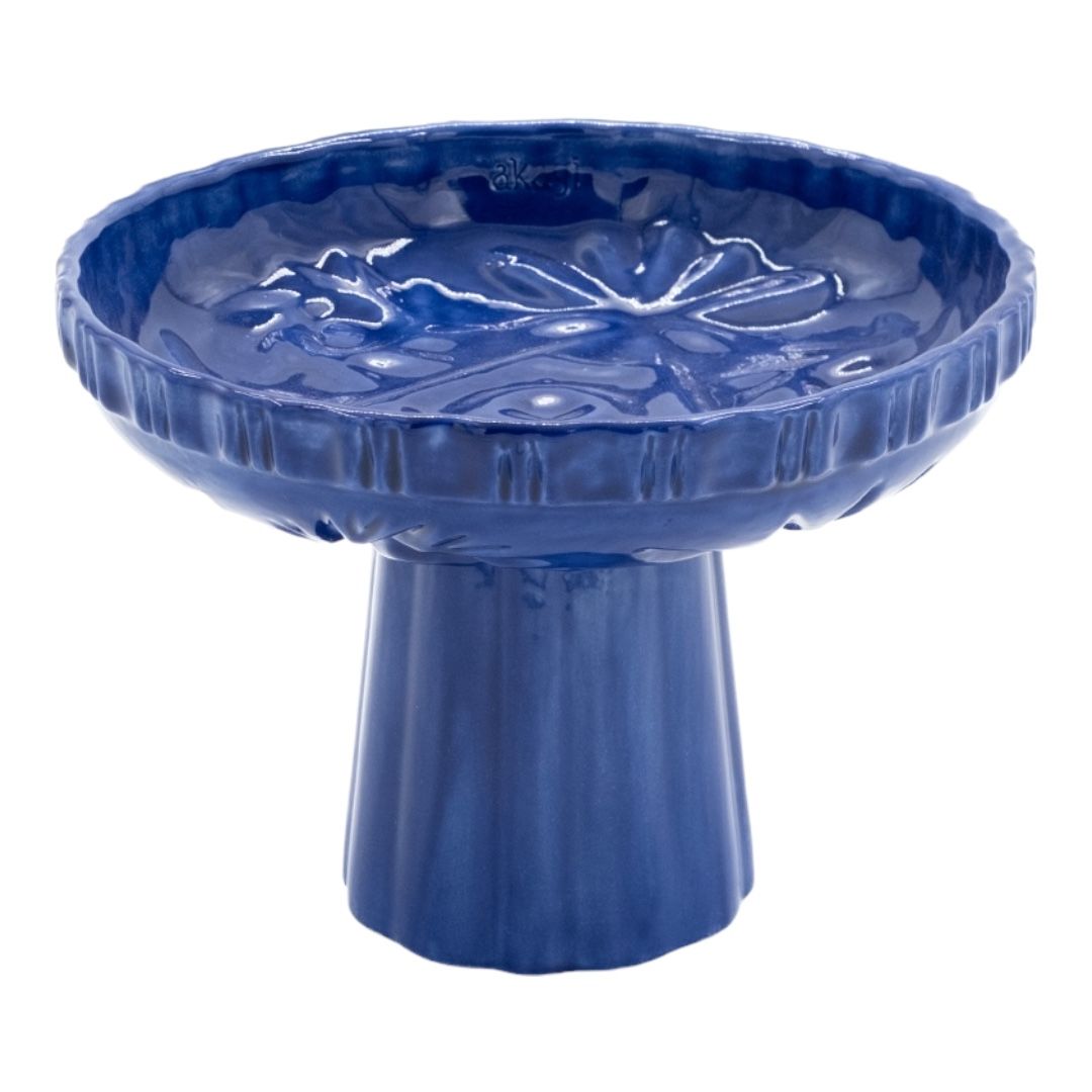 Türkan Mavi  Seramik Ayaklı  Servis