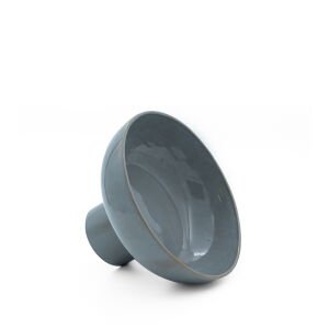 Anatoli Gri Büyük Boy Seramik Ayaklı  Servis