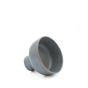 Anatoli Gri Küçük Boy Seramik Ayaklı  Servis