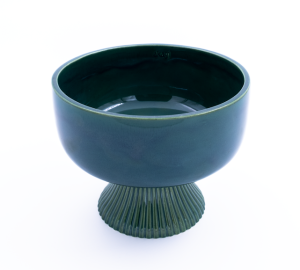 Miriam Yeşil Orta Boy Seramik Ayaklı  Servis