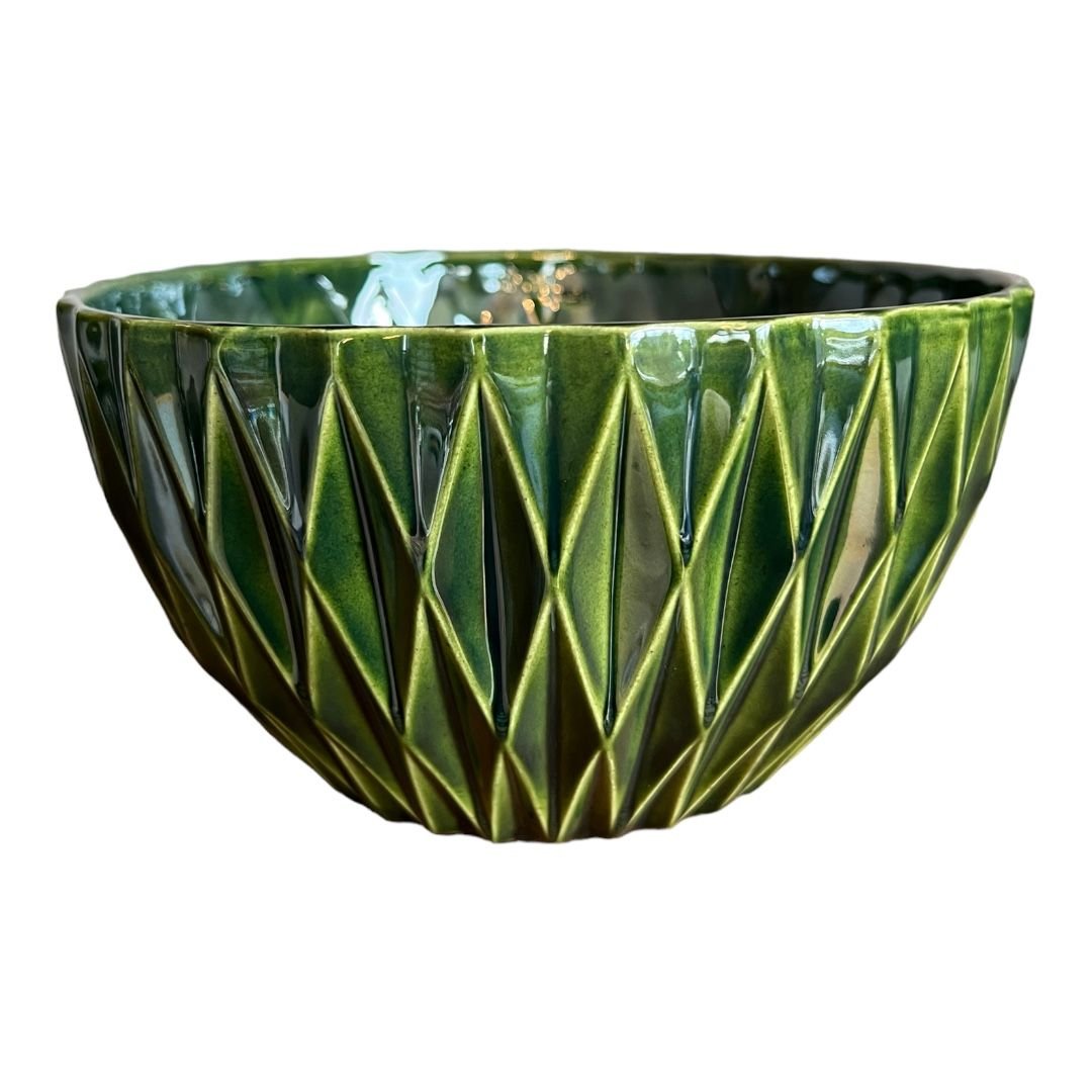 Yang Yeşil Seramik Salata Kasesi