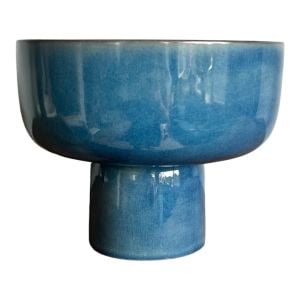 Anatoli Bleu Küçük Boy Seramik Ayaklı  Servis