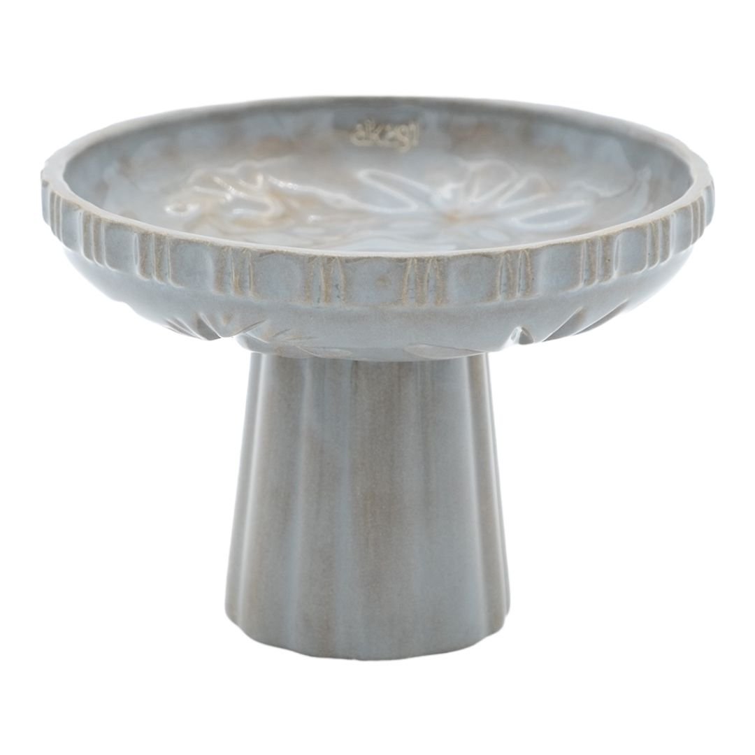 Türkan Gri Seramik Ayaklı  Servis